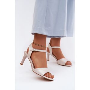 Dámske Sandále Na Podpätku Sergio Leone Svetlomodrá 37 Dámske Sandále Na Podpätku Sergio Leone Svetlomodrá 37