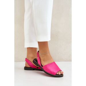 Kožené Šľapky Fuksia Zazoo 40327 Ružová 40 Kožené Šľapky Fuksia Zazoo 40327 Ružová 40