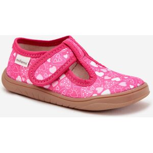 Boto Barefoot Papuče Dievčenské Srdiečka Na Suchý Zips Milami Fuchsie Talirae Biela 24 Boto Barefoot Papuče Dievčenské Srdiečka Na Suchý Zips Milami Fuchsie Talirae Biela 24