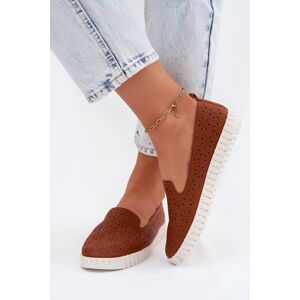 Boto Dámske Perforované Slip-On Topánky Camel Salty Biela 40 Boto Dámske Perforované Slip-On Topánky Camel Salty Biela 40