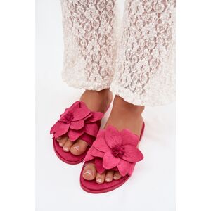 Boto Dámske Fuksiové Kvetinové Šľapky Elzoria Biela 38 Boto Dámske Fuksiové Kvetinové Šľapky Elzoria Biela 38