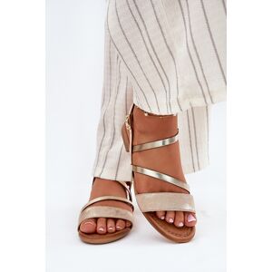 Kožené Dámske Sandały Na Ploškom Opätku Maciejka Hnedá 36 Kožené Dámske Sandały Na Ploškom Opätku Maciejka Hnedá 36