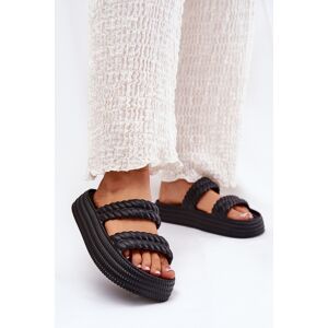 Dámske Šľapky S. Barski Čierna 41 Dámske Šľapky S. Barski Čierna 41