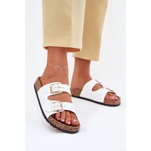 Evento Dámske Sandále S Prackami Z Eko Kože Biele Iskira Biela 40 Evento Dámske Sandále S Prackami Z Eko Kože Biele Iskira Biela 40