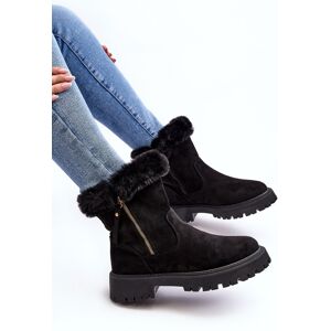 EVENTO Dámske Zimné Topánky Kesi Čierna 37 EVENTO Dámske Zimné Topánky Kesi Čierna 37