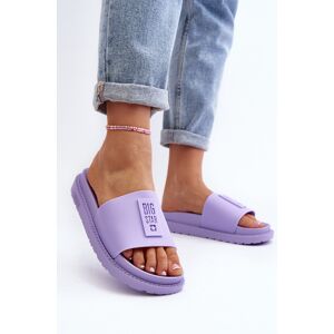 Dámske Šľapky Big Star Shoes Fialová 36 Dámske Šľapky Big Star Shoes Fialová 36
