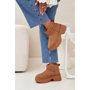 Boto Dámske Nízke Zimné Topánky Na Zasun S Teplou Podšívkou Camel Mavelle Hnedá 36 Boto Dámske Nízke Zimné Topánky Na Zasun S Teplou Podšívkou Camel Mavelle Hnedá 36