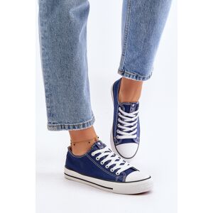 Boto Dámske Klasické Tenisky Ecoma Navy Blue Šedá 37 Boto Dámske Klasické Tenisky Ecoma Navy Blue Šedá 37
