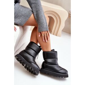 Boto Fs1 Snehové Topánky Na Platforme So Zipsom Z Eko Kože Čierne Resisia Čierna 37 Boto Fs1 Snehové Topánky Na Platforme So Zipsom Z Eko Kože Čierne Resisia Čierna 37