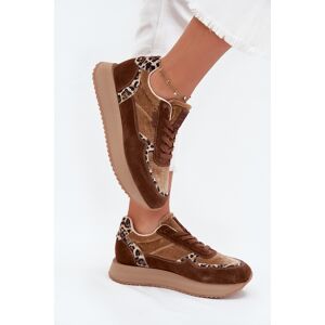 Big Star Shoes Dámske Semišové Tenisky Big Star Hnedá 40 Big Star Shoes Dámske Semišové Tenisky Big Star Hnedá 40