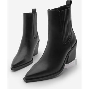 Marjin Women'S Pointed Toe Western Boots Erbe Black Čierna 38 Marjin Women'S Pointed Toe Western Boots Erbe Black Čierna 38