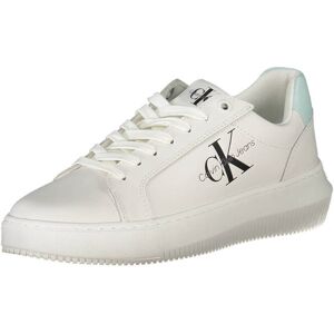 Biele Dámske Kožené Tenisky Calvin Klein Jeans Biela 39 Biele Dámske Kožené Tenisky Calvin Klein Jeans Biela 39
