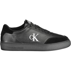 Čierne Pánske Kožené Tenisky Calvin Klein Jeans Čierna 45 Čierne Pánske Kožené Tenisky Calvin Klein Jeans Čierna 45
