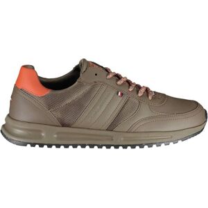 Hnedé Pánske Športové Tenisky Tommy Hilfiger Oranžová 41 Hnedé Pánske Športové Tenisky Tommy Hilfiger Oranžová 41