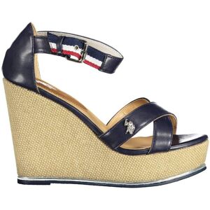 Dámske Sandále Na Platforme Us Polo Assn. Modrá 39 Dámske Sandále Na Platforme Us Polo Assn. Modrá 39