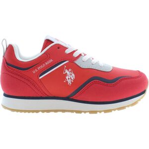 US Polo Assn Detské Športové Tenisky Us Polo Červené Biela 34 US Polo Assn Detské Športové Tenisky Us Polo Červené Biela 34