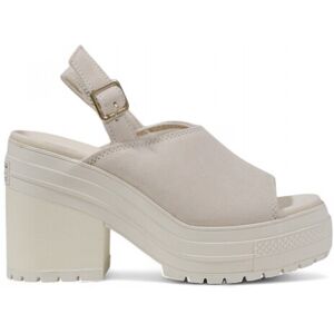 Converse Dámske Kožené Sandále Na Podpätku Krémová 41.5 Converse Dámske Kožené Sandále Na Podpätku Krémová 41.5