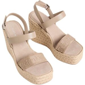 Calvin Klein Dámske Sandále Krémová 39 Calvin Klein Dámske Sandále Krémová 39