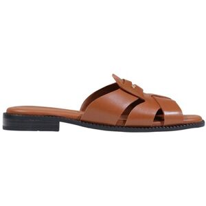 Tommy Hilfiger Dámske Kožené Šľapky Čierna 36 Tommy Hilfiger Dámske Kožené Šľapky Čierna 36