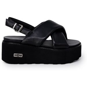 Dámske Sandále Na Platforme Cult Čierna 39 Dámske Sandále Na Platforme Cult Čierna 39