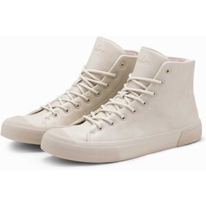 Ombre Men'S High-Top Sneakers Shoes With Rubber Toe - Cream Krémová 42 Ombre Men'S High-Top Sneakers Shoes With Rubber Toe - Cream Krémová 42