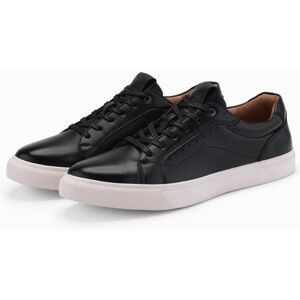 Ombre Men'S Eco Leather Sneakers Shoes - Black Čierna 40 Ombre Men'S Eco Leather Sneakers Shoes - Black Čierna 40