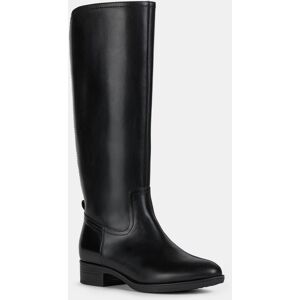 Black Leather Boots Geox Čierna 38 Black Leather Boots Geox Čierna 38