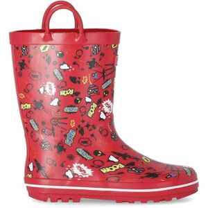 Children'S Wellington Boots Trespass Apolloton Červená 34 Children'S Wellington Boots Trespass Apolloton Červená 34