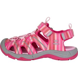 Detské Sandále S Reflexnými Prvkami Alpine Pro Anguso Magenta Šedá 32 Detské Sandále S Reflexnými Prvkami Alpine Pro Anguso Magenta Šedá 32