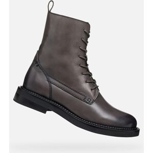 Beige Women'S Ankle Boots Geox Serilda - Women'S Šedá 38.5 Beige Women'S Ankle Boots Geox Serilda - Women'S Šedá 38.5