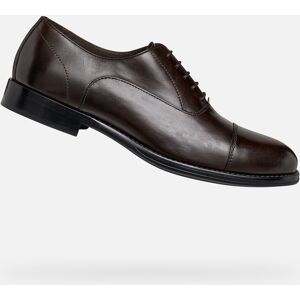 Tmavo Hnedé Pánske Formálne Topánky Geox Barberigo Čierna 41 Tmavo Hnedé Pánske Formálne Topánky Geox Barberigo Čierna 41