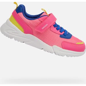 Pink Girls' Geox Loftus Sneakers - Girls Modrá 33 Pink Girls' Geox Loftus Sneakers - Girls Modrá 33