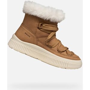 Hnedé Dievčenské Zimné Topánky Geox Laquinny Biela 35 Hnedé Dievčenské Zimné Topánky Geox Laquinny Biela 35