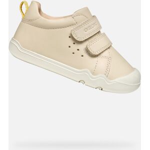 Cream Girls' Barefoot Sneakers Geox Steppieup - Girls Biela 25 Cream Girls' Barefoot Sneakers Geox Steppieup - Girls Biela 25