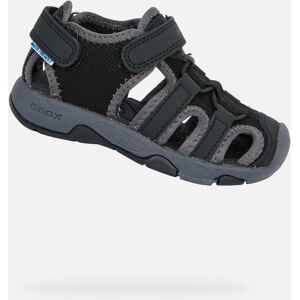 Čierne Chlapčenské Sandále Geox Multy Čierna 27 Čierne Chlapčenské Sandále Geox Multy Čierna 27