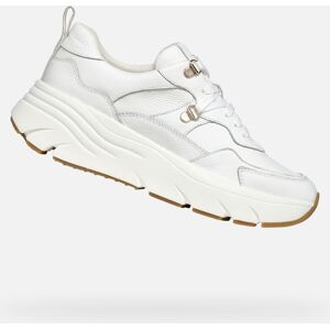 White Women'S Sneakers Geox Iamantha - Women'S Biela 36 White Women'S Sneakers Geox Iamantha - Women'S Biela 36