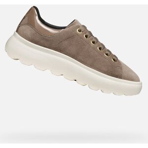 Beige Women'S Sneakers Geox Spherca Ec4.1 - Women'S Kaki 41 Beige Women'S Sneakers Geox Spherca Ec4.1 - Women'S Kaki 41