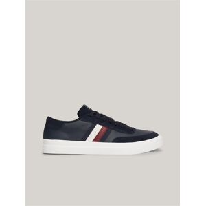 Tmavomodré Pánske Kožené Tenisky Tommy Hilfiger Modrá 42 Tmavomodré Pánske Kožené Tenisky Tommy Hilfiger Modrá 42