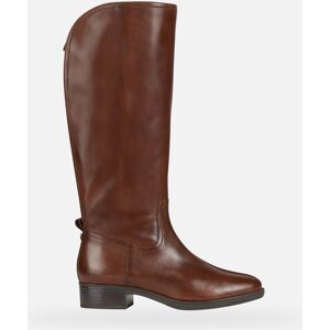 Brown Women'S Boots Geox Felicity - Women'S Hnedá 36 Brown Women'S Boots Geox Felicity - Women'S Hnedá 36