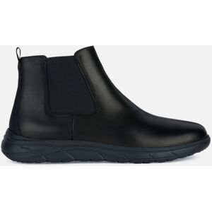 Black Men'S Ankle Boots Geox Portello - Men Čierna 44 Black Men'S Ankle Boots Geox Portello - Men Čierna 44