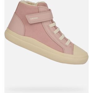 Pink Girls' Geox Gisli Sneakers - Girls Krémová 35 Pink Girls' Geox Gisli Sneakers - Girls Krémová 35