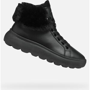 Black Women'S Sneakers Geox Spherica Ec4.1 - Women'S Čierna 36 Black Women'S Sneakers Geox Spherica Ec4.1 - Women'S Čierna 36