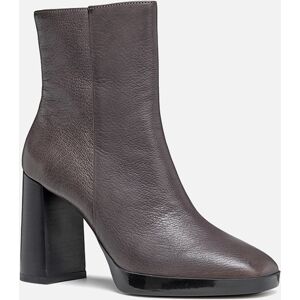 Dark Grey Women'S Ankle Boots Geox Teulada - Women'S Šedá 39 Dark Grey Women'S Ankle Boots Geox Teulada - Women'S Šedá 39