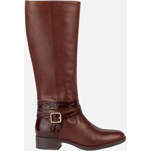 Hnedé Dámske Čižmy Geox Felicity Hnedá 37 Hnedé Dámske Čižmy Geox Felicity Hnedá 37