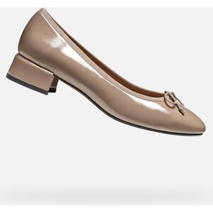 Beige Women'S Heeled Shoes Geox Floretia - Women'S Krémová 40 Beige Women'S Heeled Shoes Geox Floretia - Women'S Krémová 40