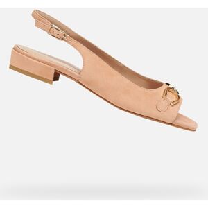 Béžové Dámske Sandále Geox New Eraklia 15 Krémová 41 Béžové Dámske Sandále Geox New Eraklia 15 Krémová 41