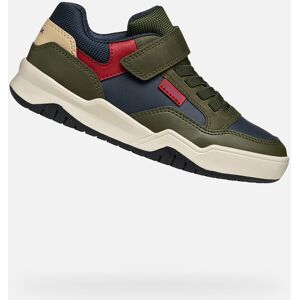 Khaki Boys' Sneakers Geox Perth - Boys Modrá 38 Khaki Boys' Sneakers Geox Perth - Boys Modrá 38