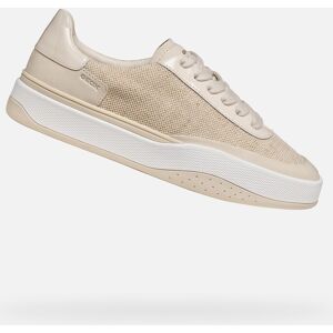 Béžové Dámske Tenisky Geox Dynamia Biela 37 Béžové Dámske Tenisky Geox Dynamia Biela 37