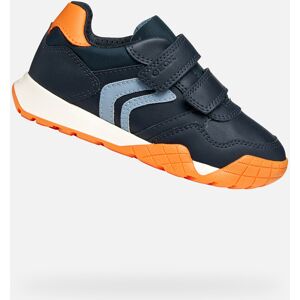 Dark Blue Boys' Sneakers Geox Rann-E - Boys Modrá 25 Dark Blue Boys' Sneakers Geox Rann-E - Boys Modrá 25