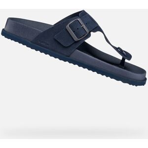 Pánske Šľapky Geox Parnaiba Tmavomodré Modrá 46 Pánske Šľapky Geox Parnaiba Tmavomodré Modrá 46